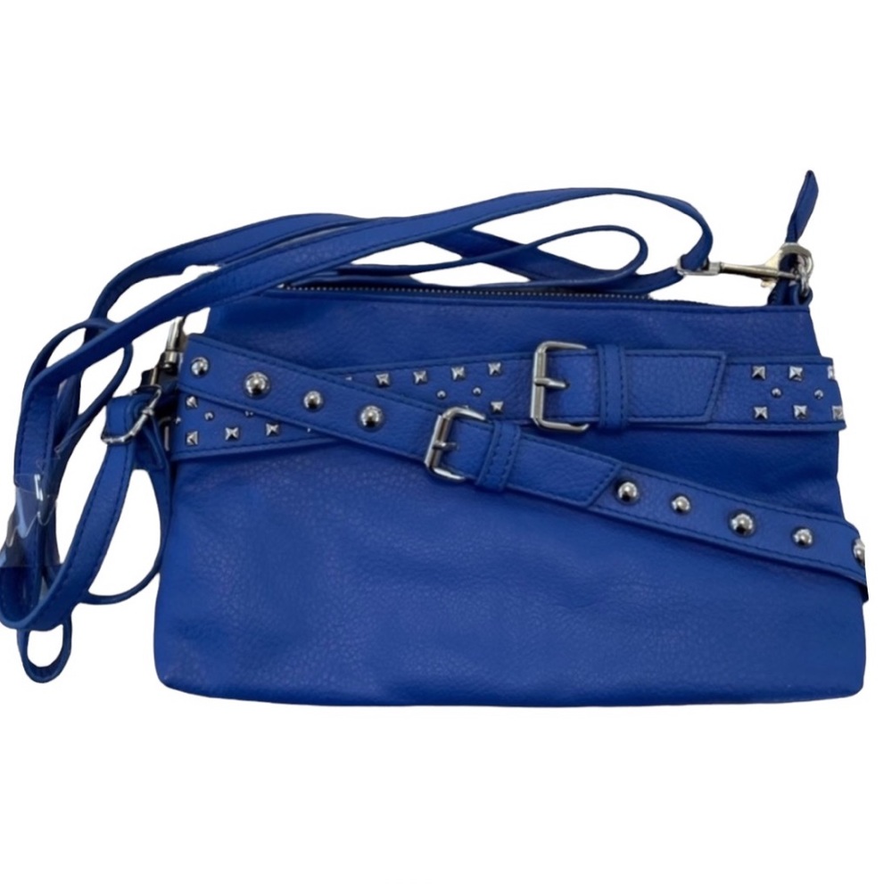 NEW Linea Pelle Royal Blue Crossbody Bag